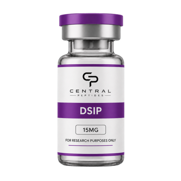 DSIP 15mg DSIP 15mg research peptide vial by Central Peptides