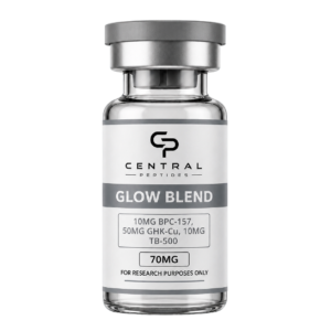 Glow Blend 10/10/50mg research peptide vial by Central Peptides