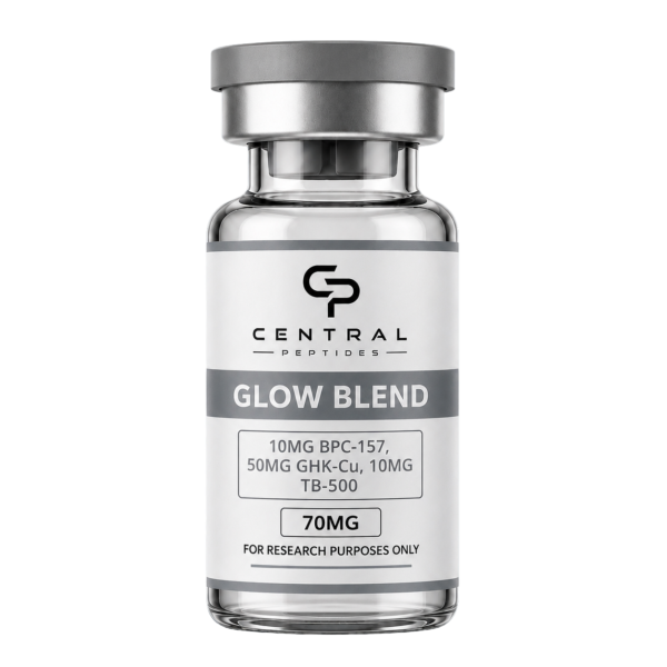 Glow Blend 70mg Glow Blend 10/10/50mg research peptide vial by Central Peptides