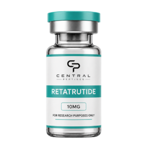 Retatrutide Retatrutide 10mg research peptide vial by Central Peptides