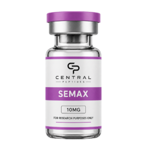Semax 10mg Semax 10mg research peptide vial by Central Peptides