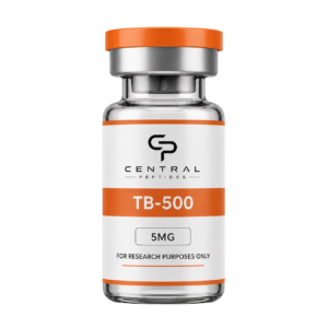 TB-500 5mg research peptide vial by Central Peptides